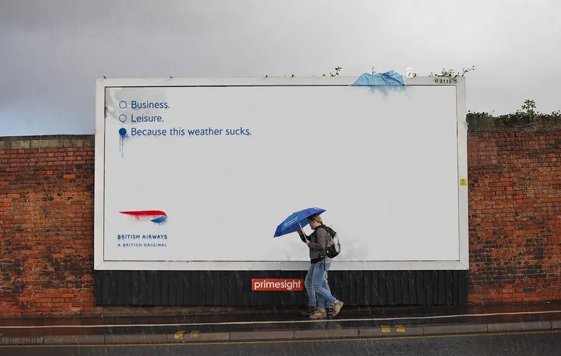 British Airways key message example