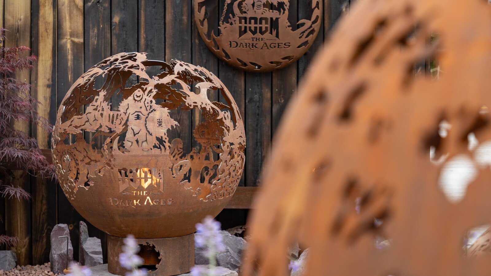 Doomguy at the Chelsea Flower Show