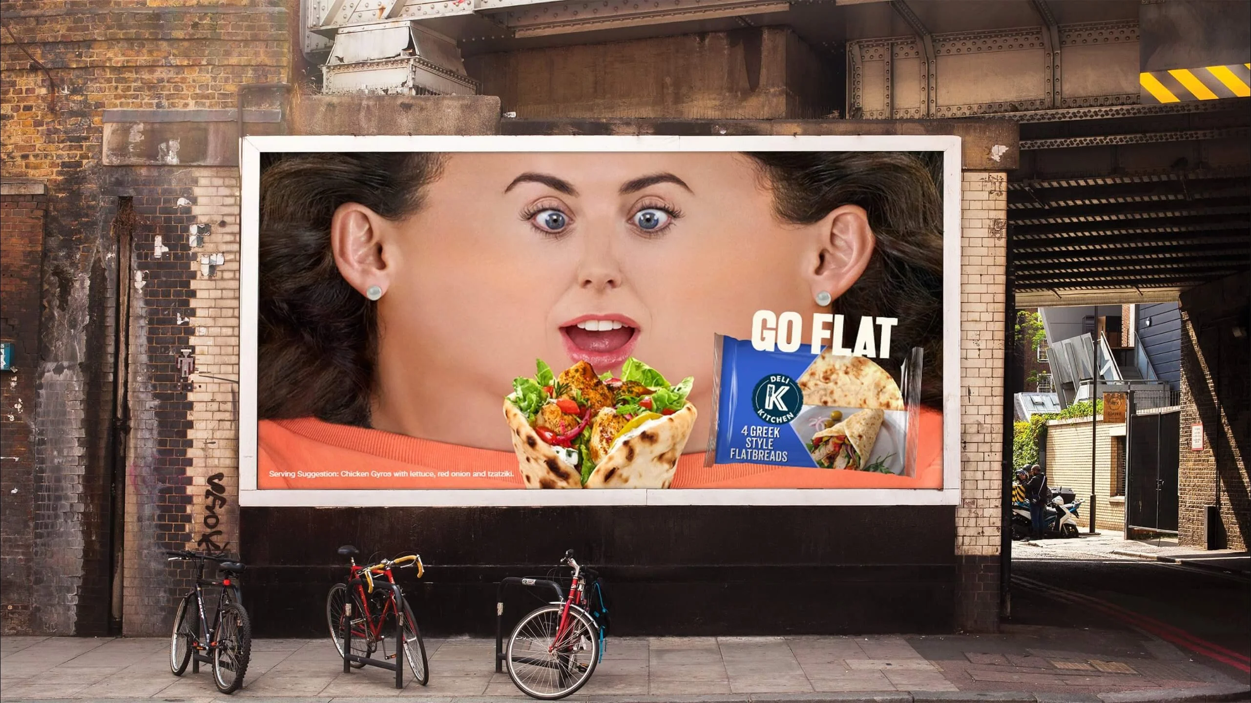 Deli Kitchen Flat Face Campaign